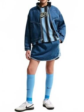 Nike Sportswear Girls' Denim Skirt NWT Big Kids' Girls' Large